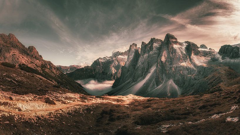 Bergpanorama in den Dolomiten von Steffen Peters
