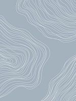 Dünne Linien. Blau