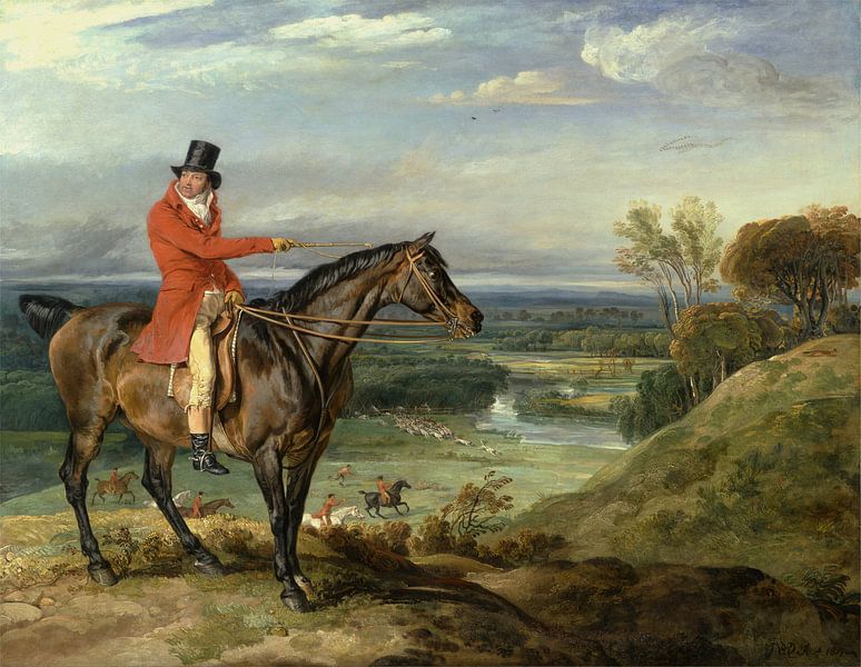 John Levett chasse à Wychnor, Staffordshire, James Ward par Des maîtres magistraux