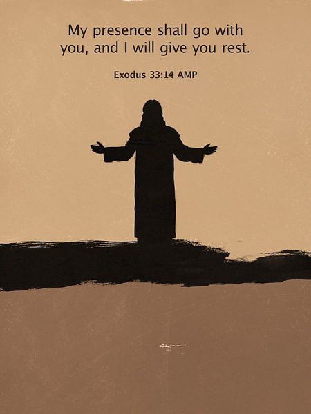 Ich werde euch Ruhe geben - Inspirierender Bibeltext von Maison De Douceur