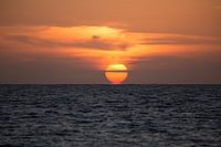 sunset on the IJsselmeer