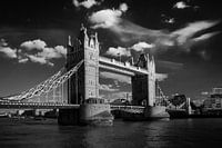 Tower bridge near sunset