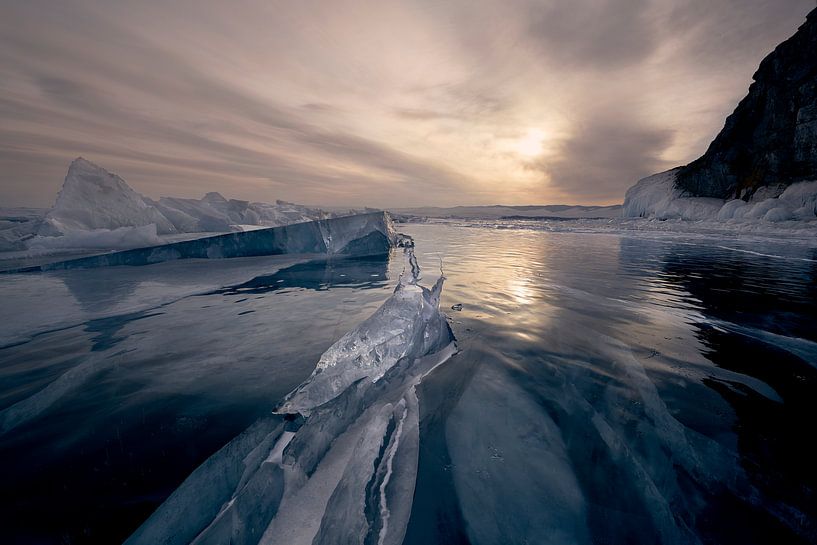 Einrisse im Eis von Jeroen Florijn