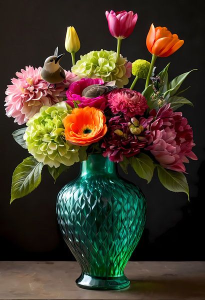 Üppiges Blumenarrangement: "Dutch Glory". von Sanne den Engelsman