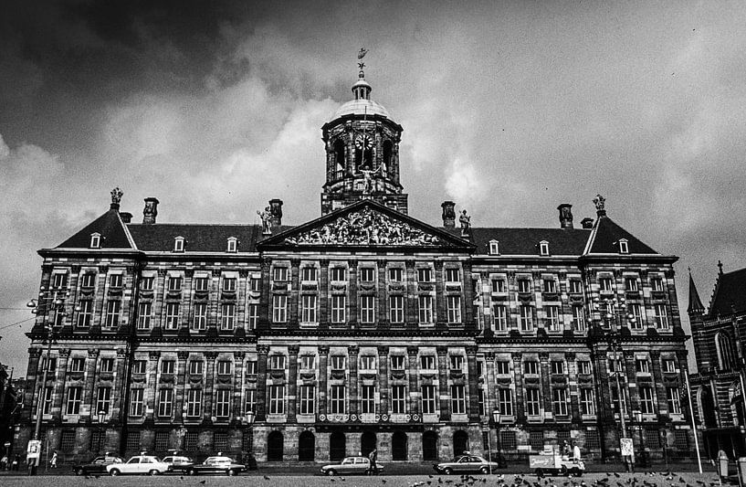 Palace on Dam 60s black and white by PIX STREET PHOTOGRAPHY