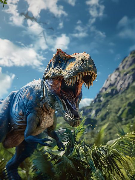 An imposing dinosaur by PixelPrestige