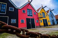 Gekleurde huisjes in Zoutkamp