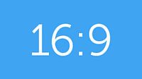 16:9 print