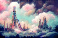 Alien-Fantasie, psychedelische Träume und fliegende Bohrinseln