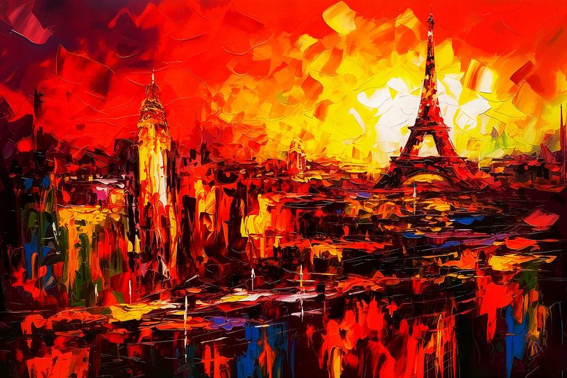 Paris am Abend von Max Steinwald