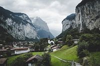 Lauterbrunnen a picturesque village in Switzerland