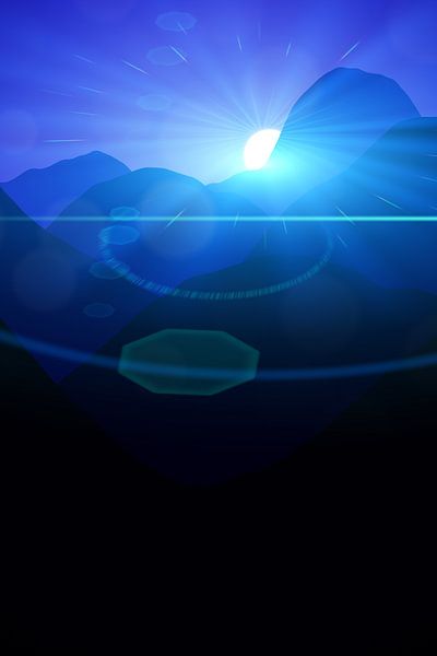 Moon Mountains N.2 by Olis-Art