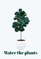 Pflanzentypografie Zitat Text 1