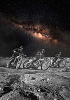 Motorradfahrer Rennen