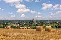 Straw bales at Files