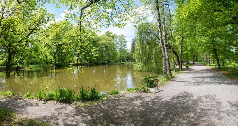 idyllic pond, Irlacher Weiher, spa garden Bad Aibling by SusaZoom