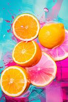 Orange, Grapefruit & Zitrone