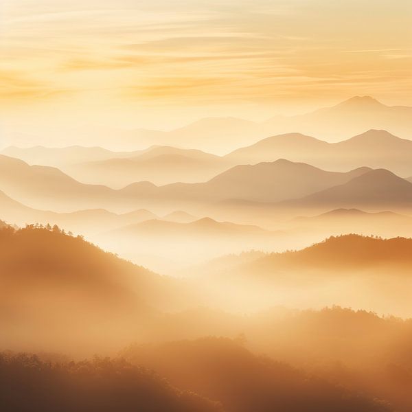 Forêt noire brumeuse par Whale & Sons