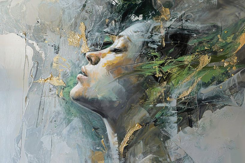 Frau Gemälde von Blickfänger Gemälde