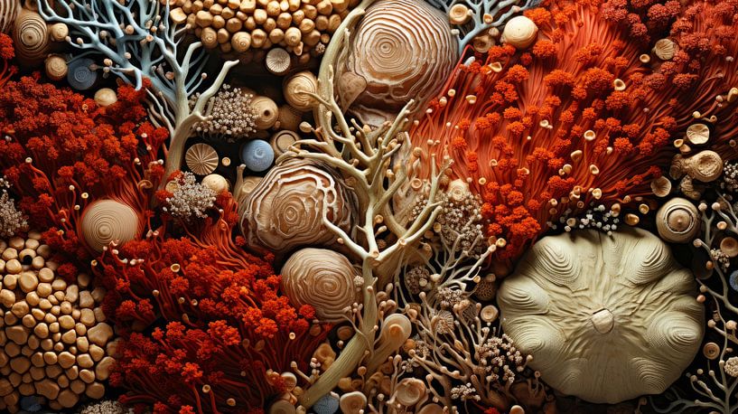 Fantaisie corail par Preet Lambon