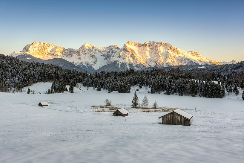 Lueur alpine sur le Karwendel par Michael Valjak