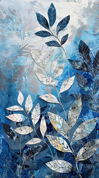 Feuilles bleues par Studio des Fleurs