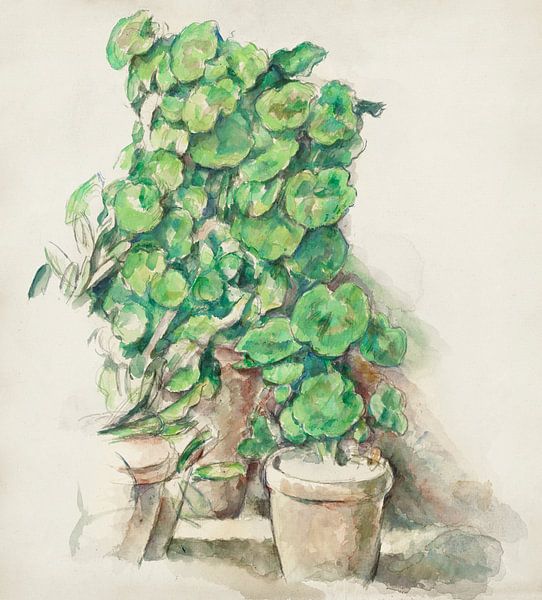 Cézanne, Geraniums (ca. 1888-1890) by Atelier Liesjes