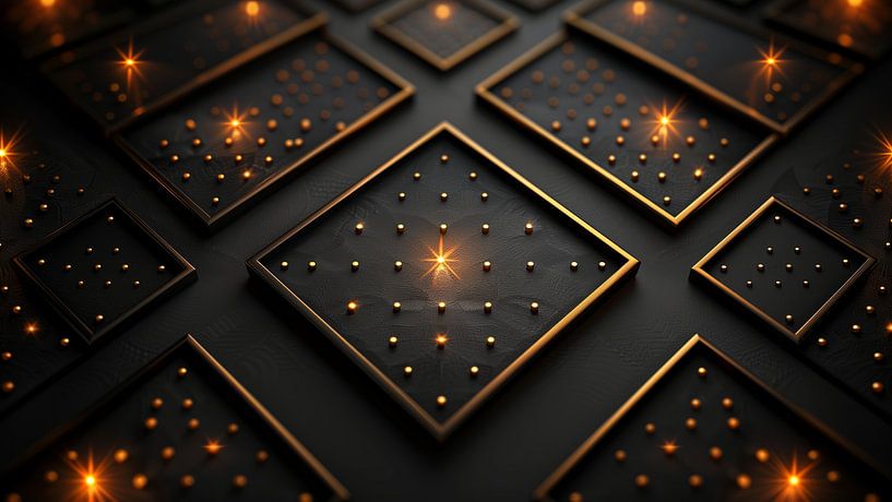 Luxury picture gold black by de-nue-pic