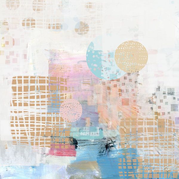 abstract accents 4 with circles by Claudia Gründler