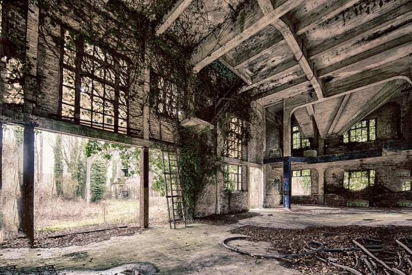 Verlaten kleine loods von Rens Bok