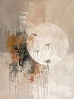 Paysage dans les tons de terre, style japonais