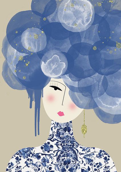 Bleu froid par Mirjam Duizendstra