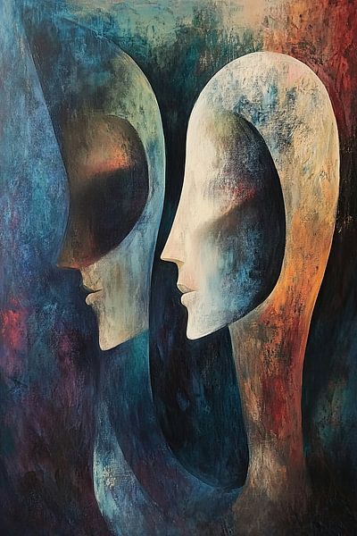 Two figures by Peter Balan