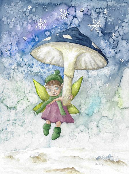 La petite fée en hiver par Sandra Steinke