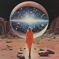 Orb Power Space Collage Kunst