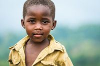 Curious little boy in Uganda / Portrait photography / Africa
