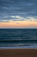 Coucher de soleil sur la plage