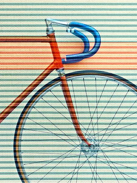 Standard gestreiftes Fahrrad von Fernando Vieira