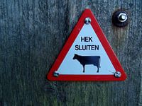 Hek sluiten  / close the gate