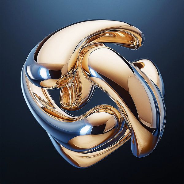 Metall Form mit Muster von Mustafa Kurnaz