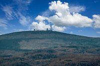 Ein Blick auf den Brocken im Harz