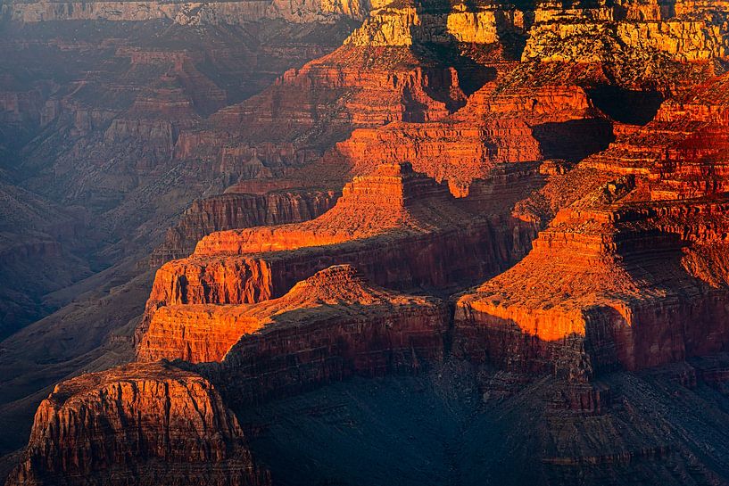 Naturwunder Schlucht und Felsformationen Grand Canyon Nationalpark in Arizona USA von Dieter Walther