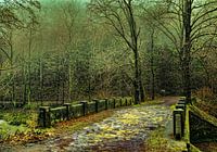An old brigde in a silent valley