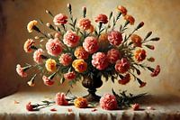 Blumenstrauß mit Nelken