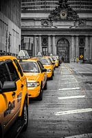 New Yorks Yellow Cabs an der Grand Central Station