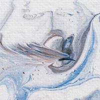 Paradiesvogel braun blau