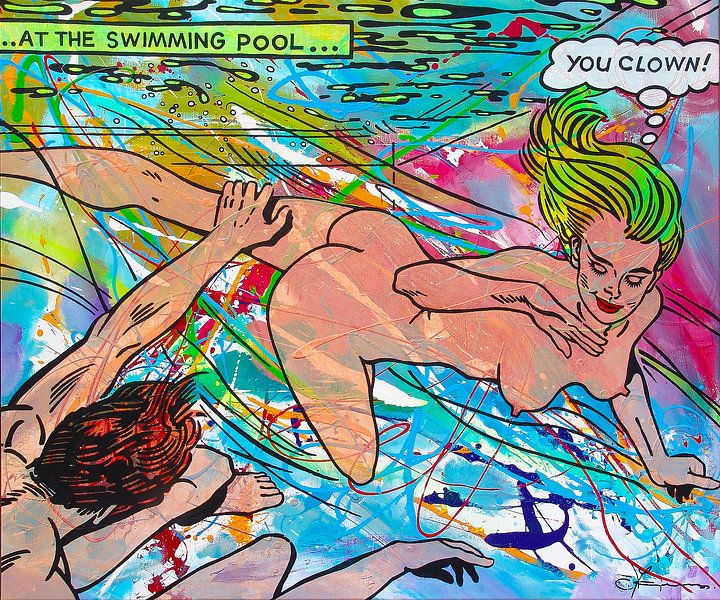 Im Schwimmbad von Frans Mandigers