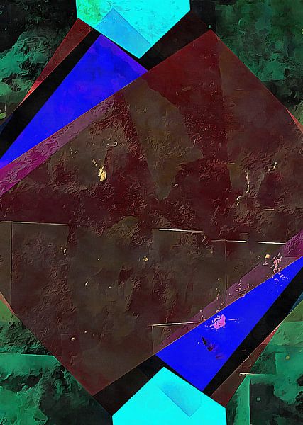 Mehrfarbige experimentelle Kopfschmerzen 18 von Dorothy Berry-Lound