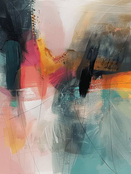 Farbenfroh, modern und abstrakt von Studio Allee