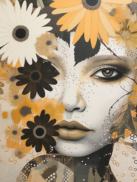 Flower lady by Bert Nijholt